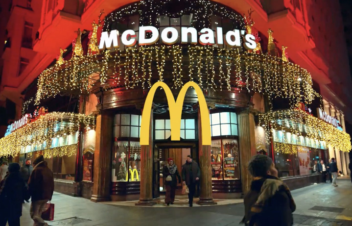 McDonald's Restaurant Main Entrance